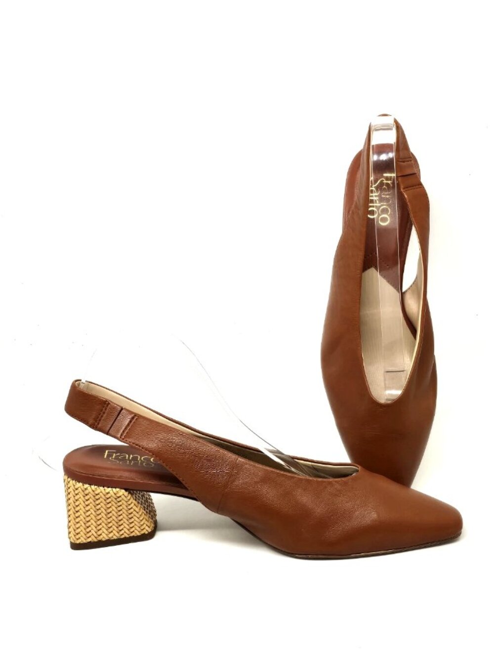 Franco Sarto Jonia Heeled Sling Back Backless Slip-on Shoes Women's Size 9.5M